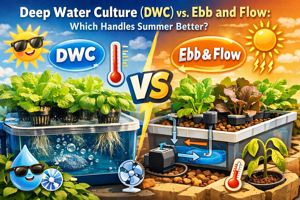 Deep Water Culture (DWC) vs. Ebb and Flow: Which Handles Summer Better?