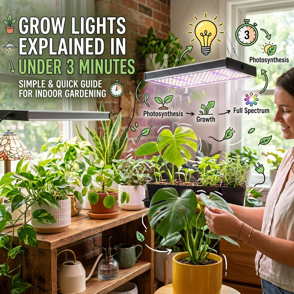 Grow Lights Explained in Under 3 Minutes