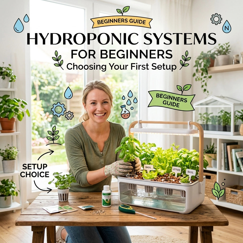 Hydroponic Systems for Beginners: Choosing Your First Setup
