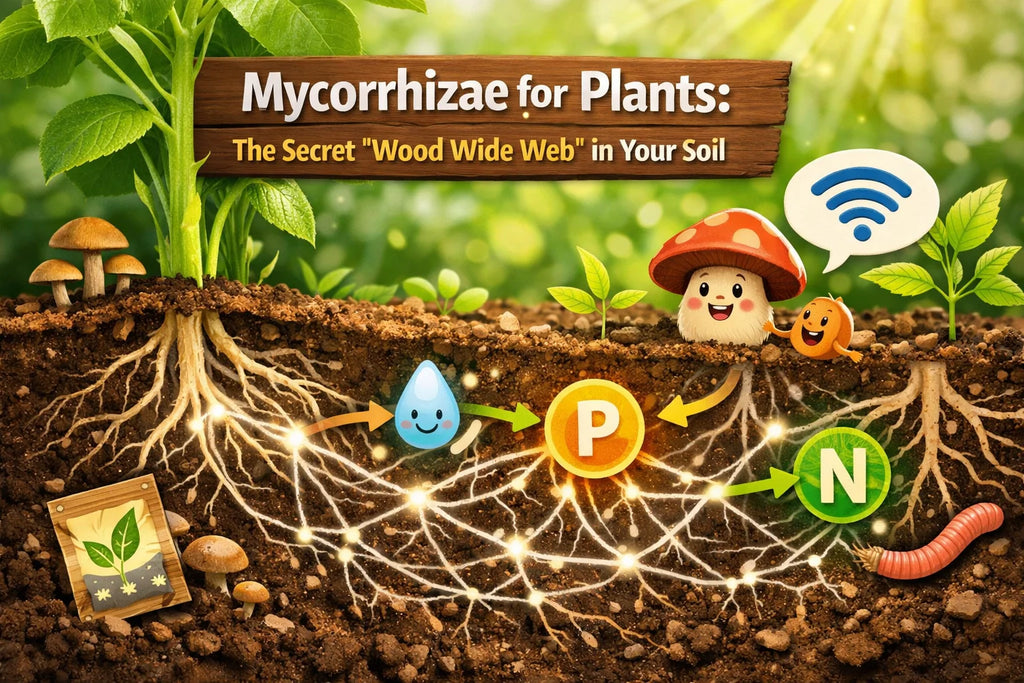 Mycorrhizae for Plants: The Secret "Wood Wide Web" in Your Soil
