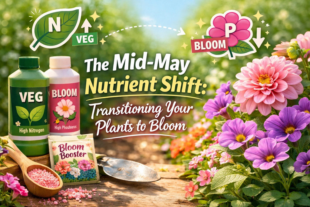 The Mid-May Nutrient Shift: Transitioning Your Plants to Bloom