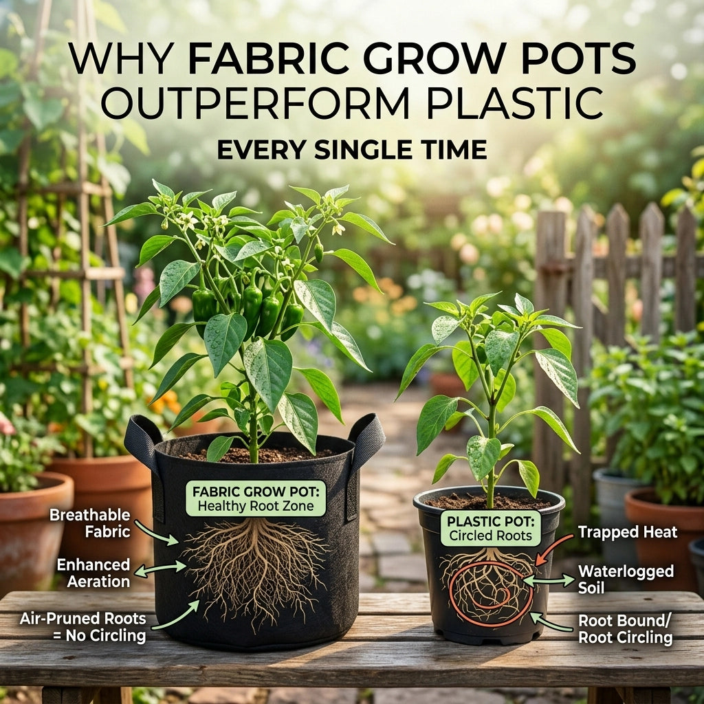 Why Fabric Grow Pots Outperform Plastic Every Single Time