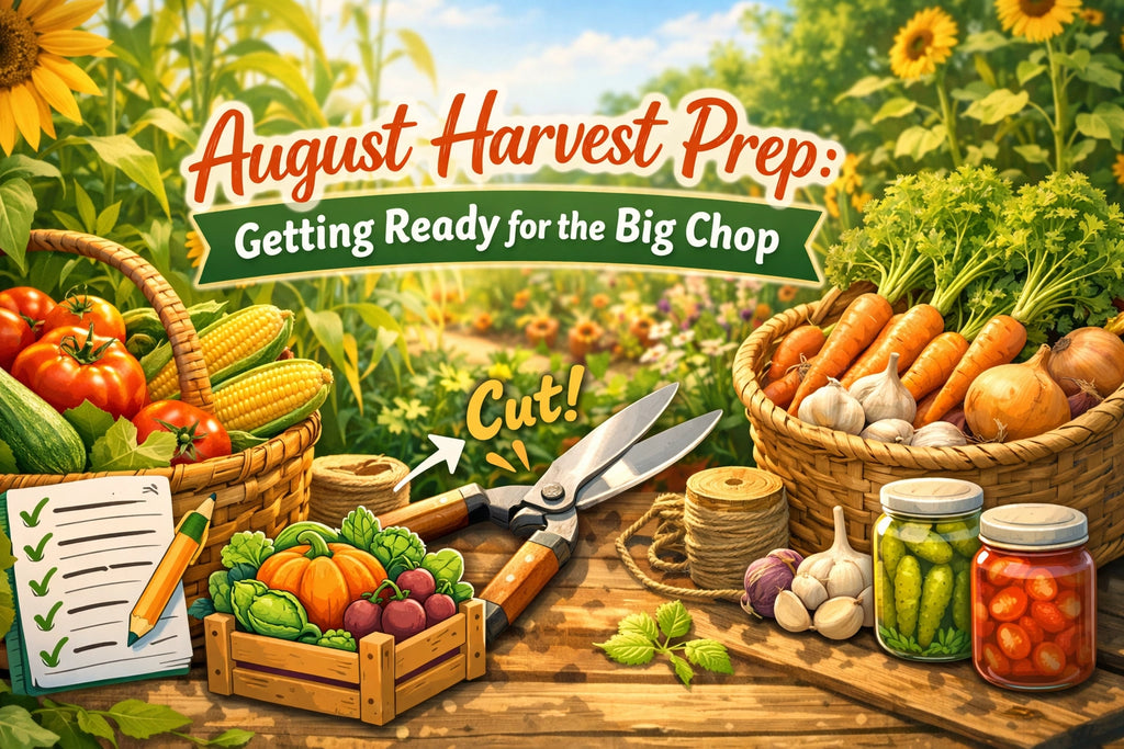 August Harvest Prep: Getting Ready for the Big Chop