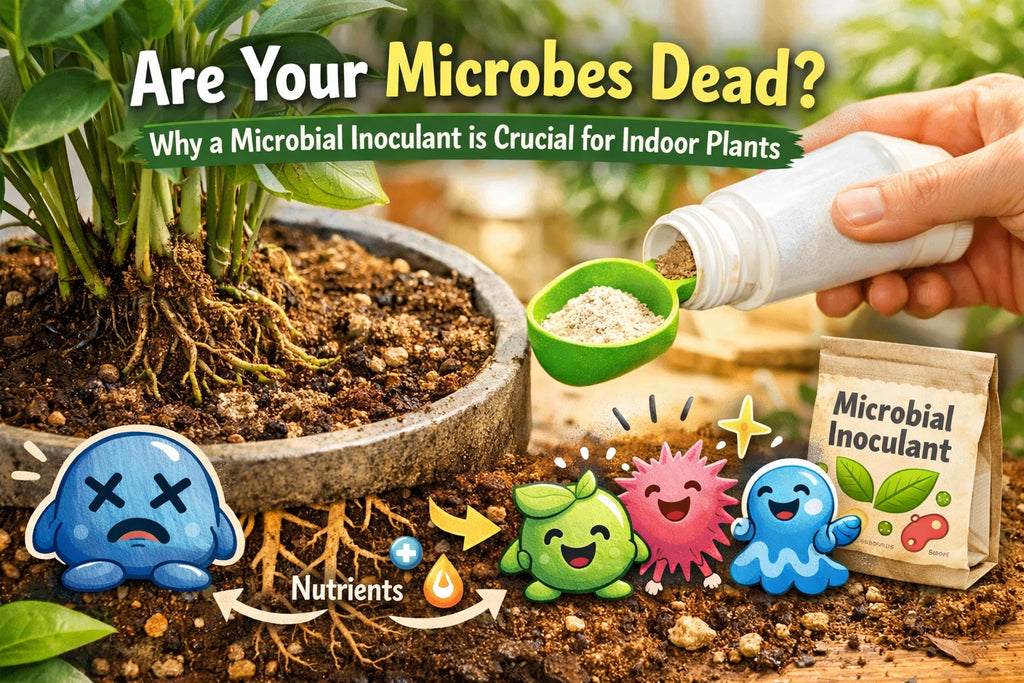 Are Your Microbes Dead? Why a Microbial Inoculant is Crucial for Indoor Plants