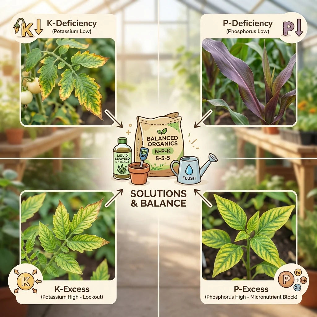 K & P Excess and Deficiency Together! Here are the Symptoms and Solutions!