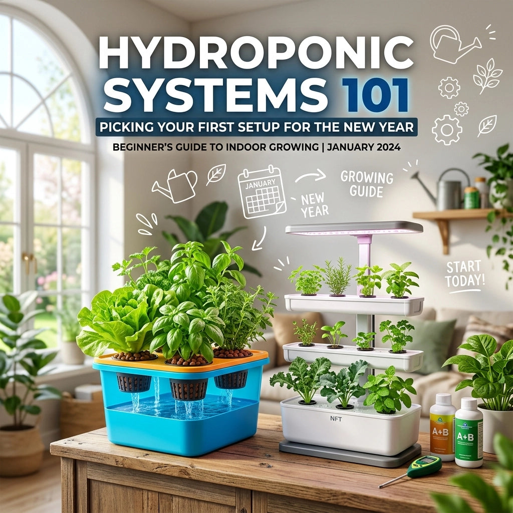 Hydroponic Systems 101: Picking Your First Setup for the New Year
