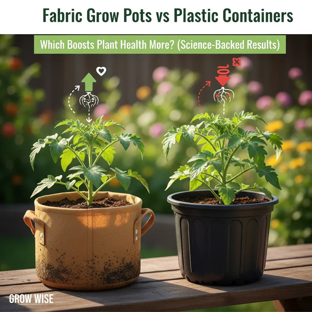 Fabric Grow Pots vs Plastic Containers: Which Boosts Plant Health More? (Science-Backed Results)