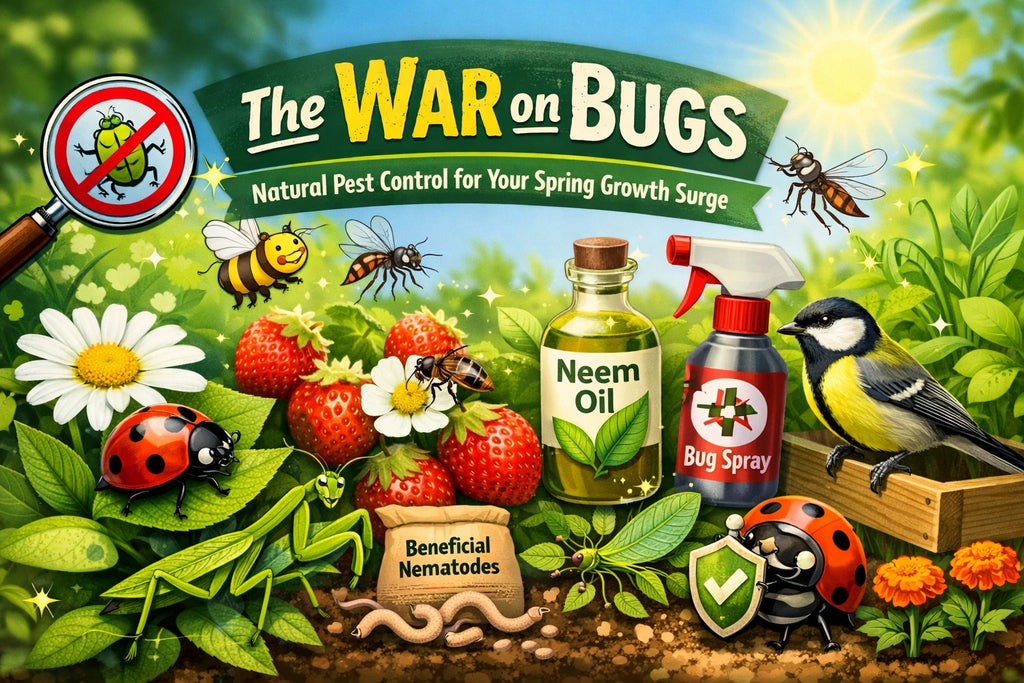 The War on Bugs: Natural Pest Control for Your Spring Growth Surge