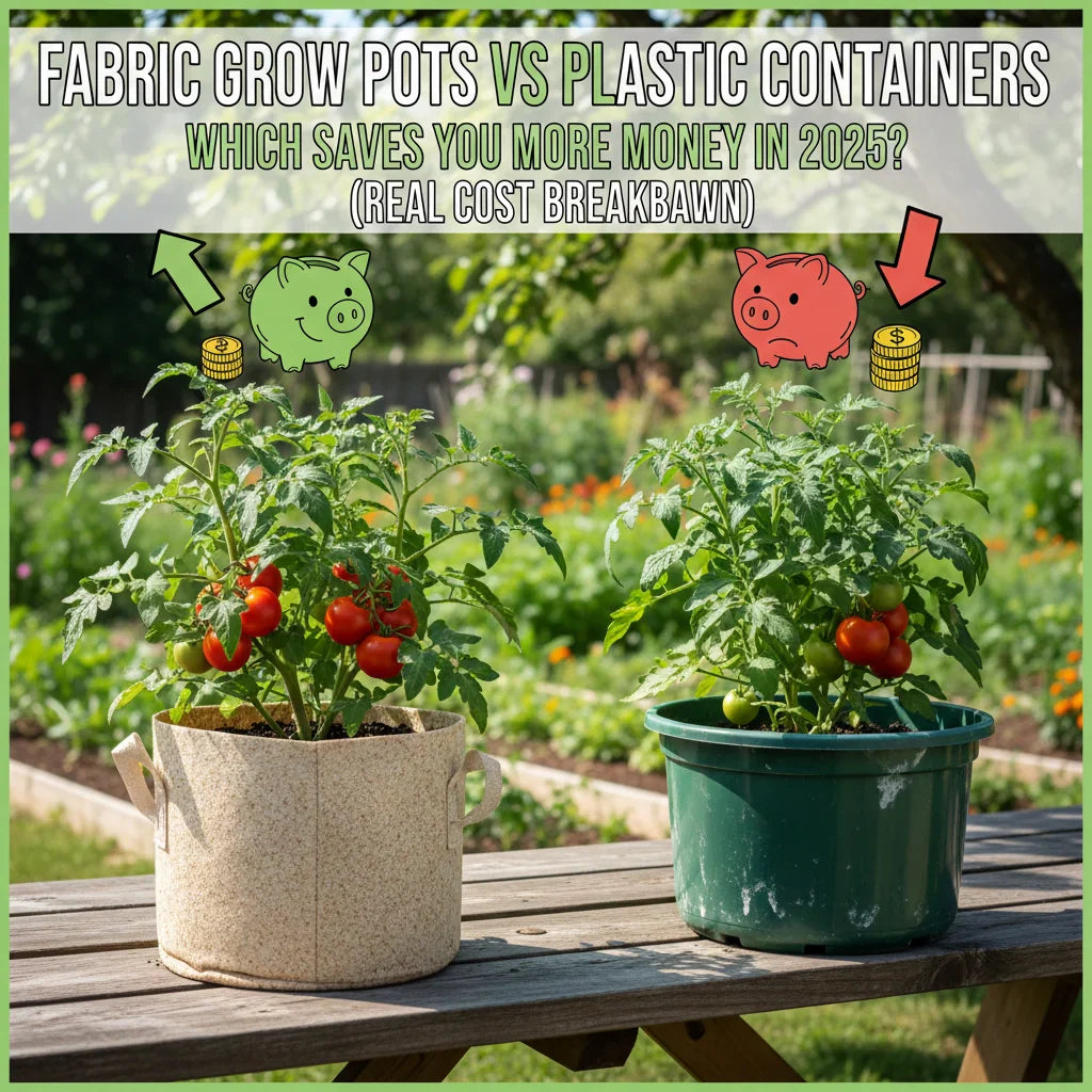 Fabric Grow Pots vs Plastic Containers: Which Saves You More Money in 2025? (Real Cost Breakdown)