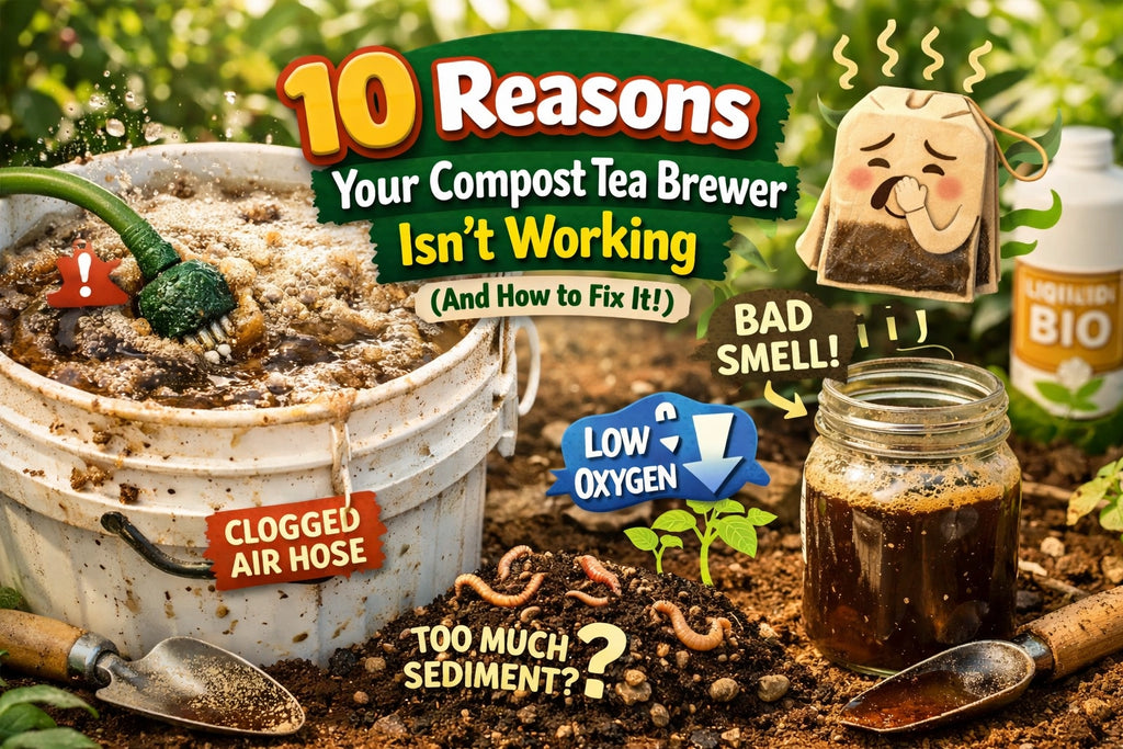 10 Reasons Your Compost Tea Brewer Isn't Working (And How to Fix It)