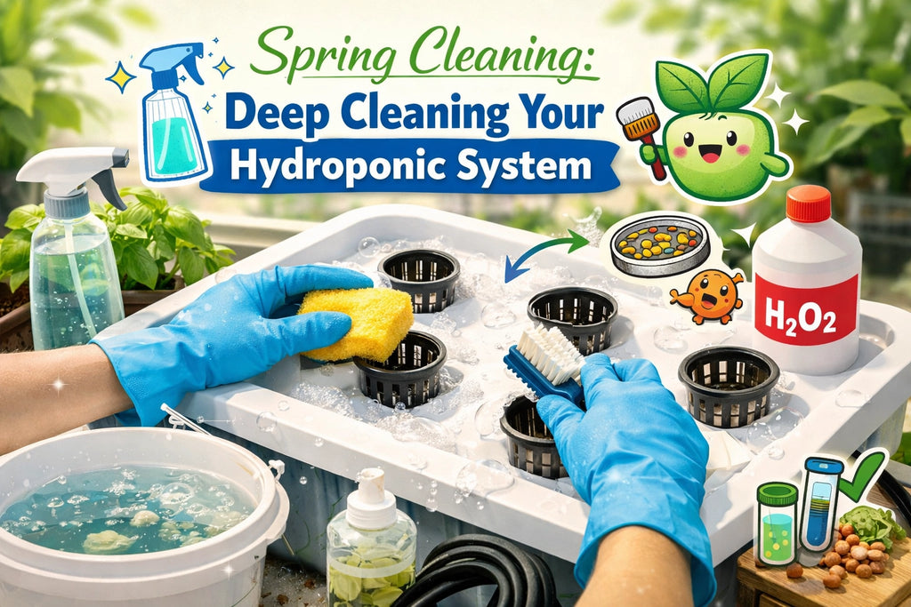 Spring Cleaning: Deep Cleaning Your Hydroponic System