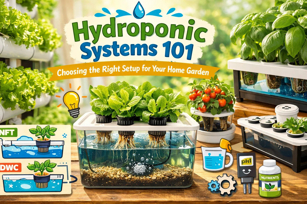 Hydroponic Systems 101: Choosing the Right Setup for Your Home Garden