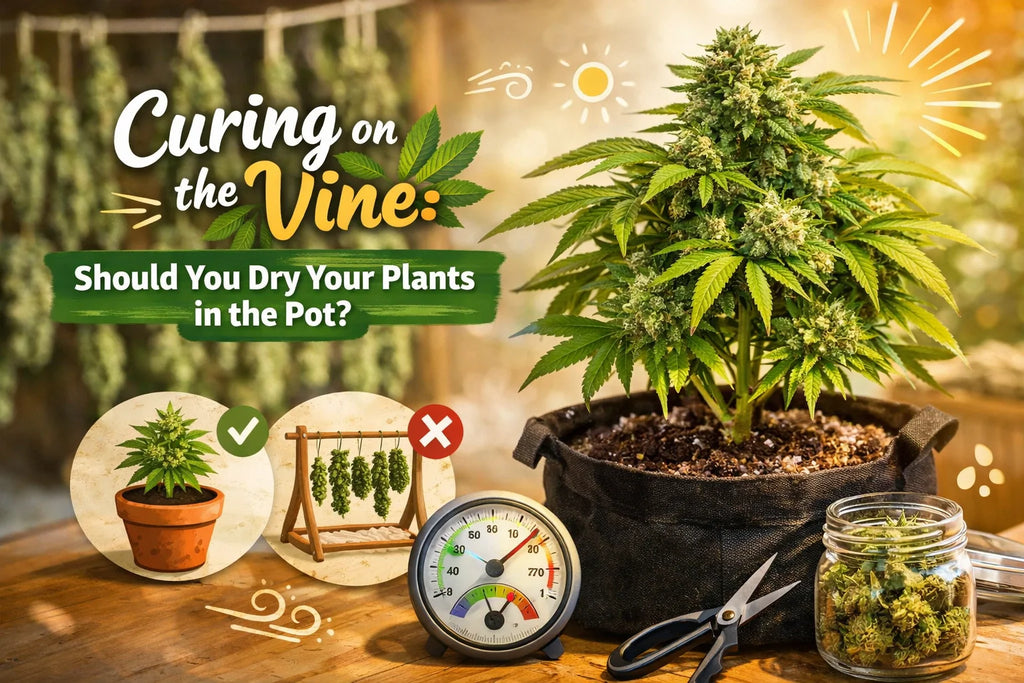 Curing on the Vine: Should You Dry Your Plants in the Pot?