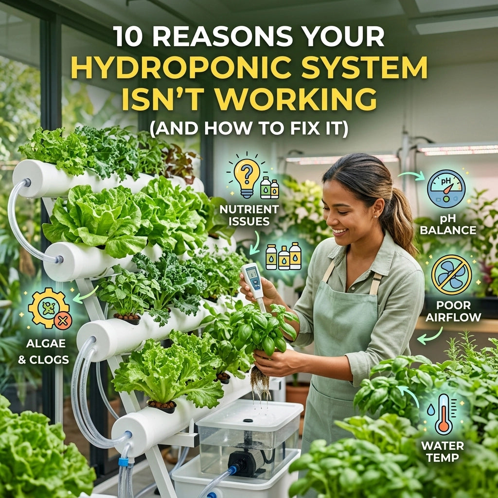 10 Reasons Your Hydroponic System Isn’t Working (And How to Fix It)
