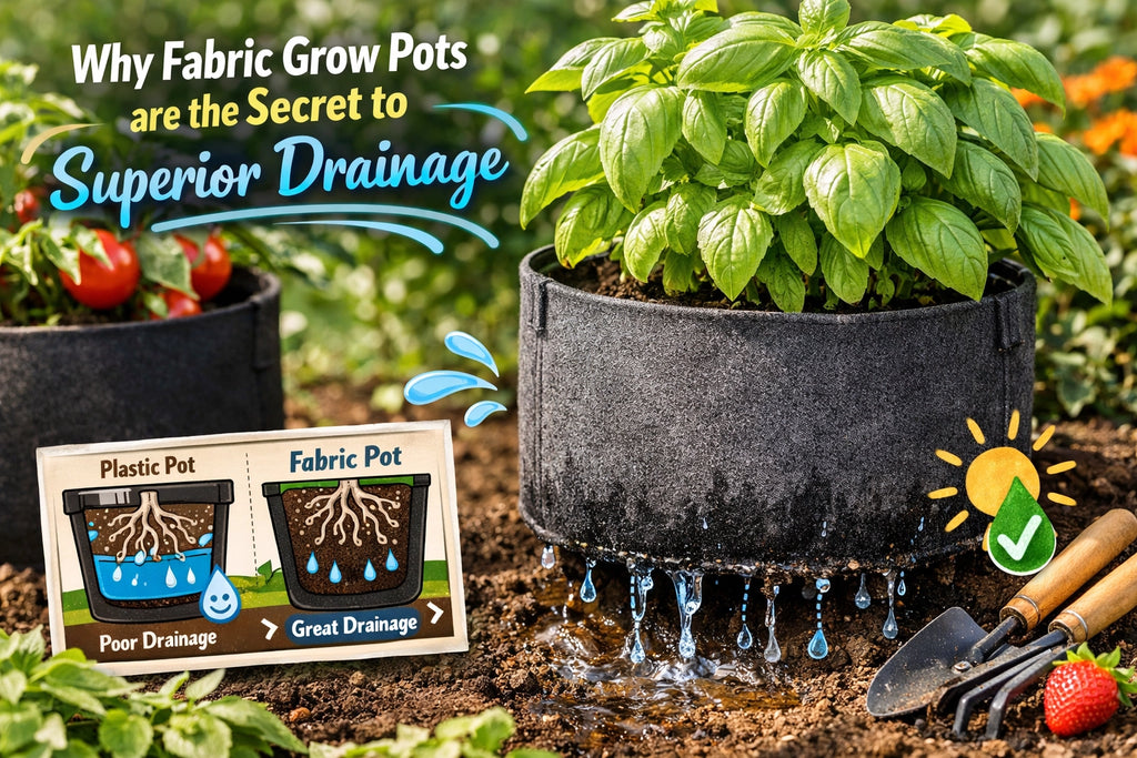 Why Fabric Grow Pots are the Secret to Superior Drainage
