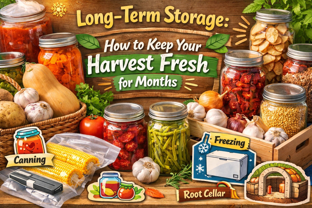 Long-Term Storage: How to Keep Your Harvest Fresh for Months