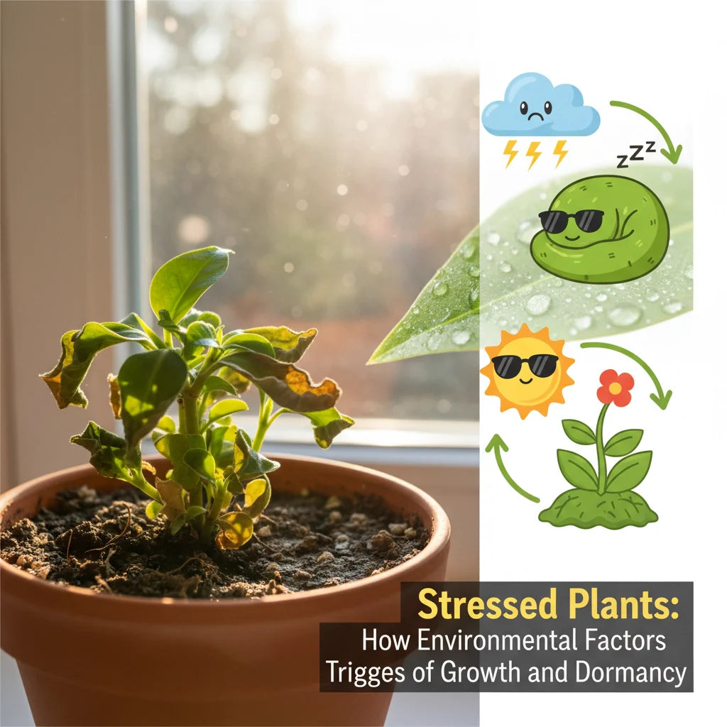 Stressed Plants: How Environmental Factors Trigger Cycles of Growth and Dormancy