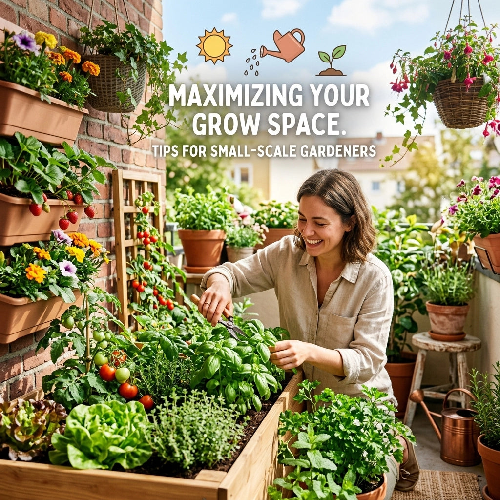 Maximizing Your Grow Space: Tips for Small-Scale Gardeners
