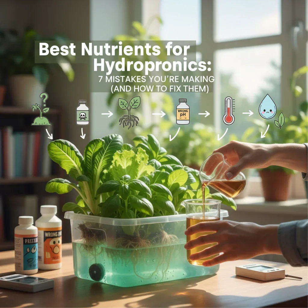 Best Nutrients for Hydroponics: 7 Mistakes We are Making (and How to Fix Them)