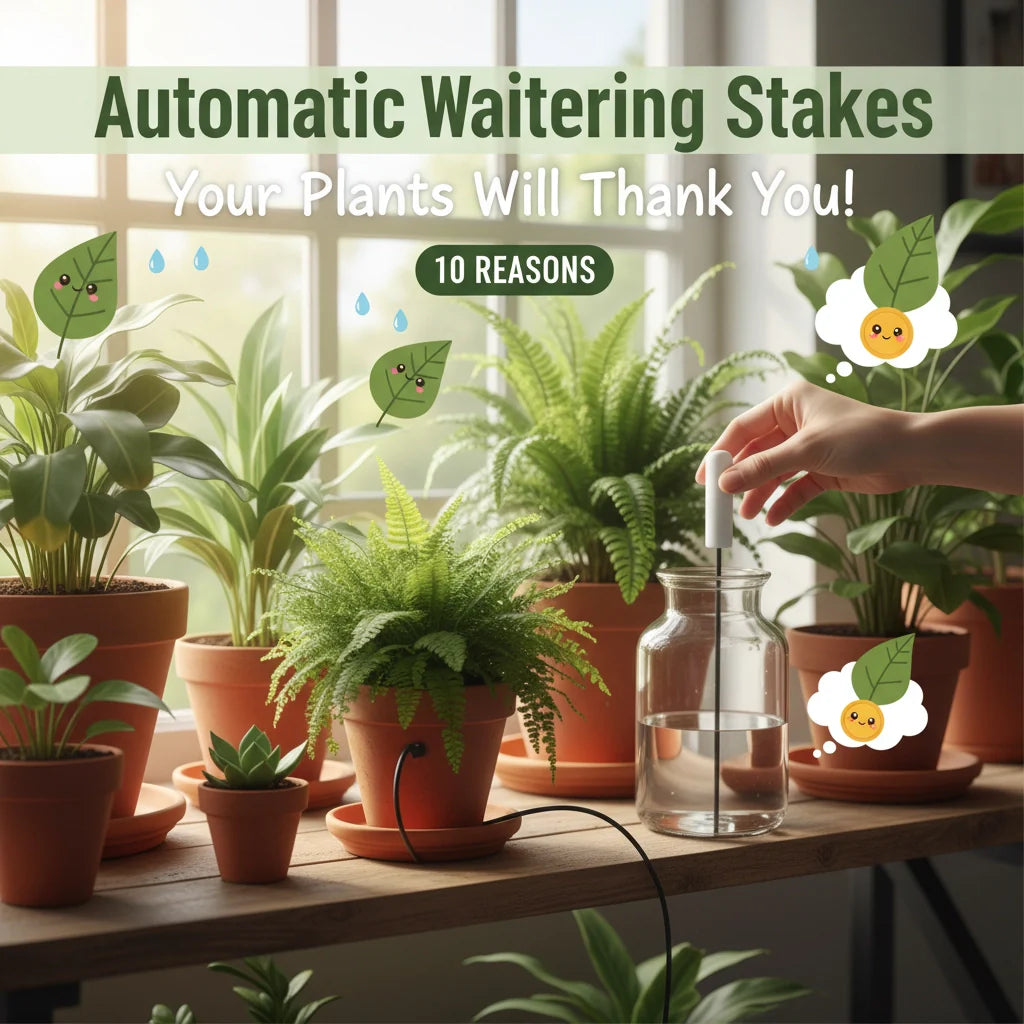 Why Smart Growers Are Switching to Automatic Watering Stakes: 10 Reasons Your Plants Will Thank You