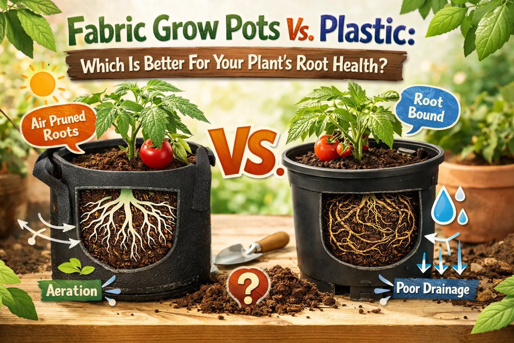 Fabric Grow Pots Vs. Plastic: Which Is Better For Your Plant's Root Health?