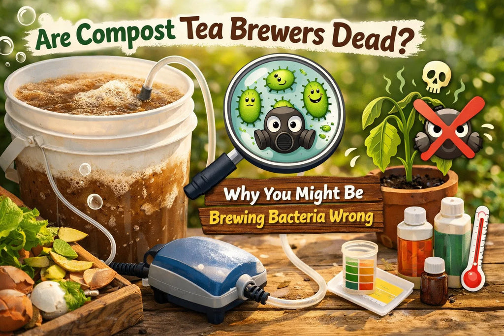 Are Compost Tea Brewers Dead? Why You Might Be Brewing Bacteria Wrong