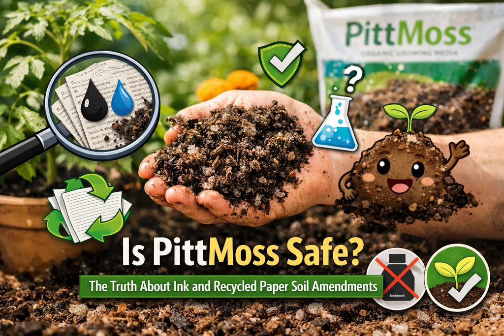 Is PittMoss Safe? The Truth About Ink and Recycled Paper Soil Amendments