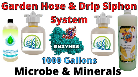 Garden Hose and Drip Siphon System