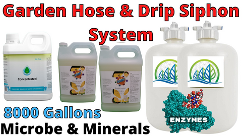 Garden Hose and Drip Siphon System