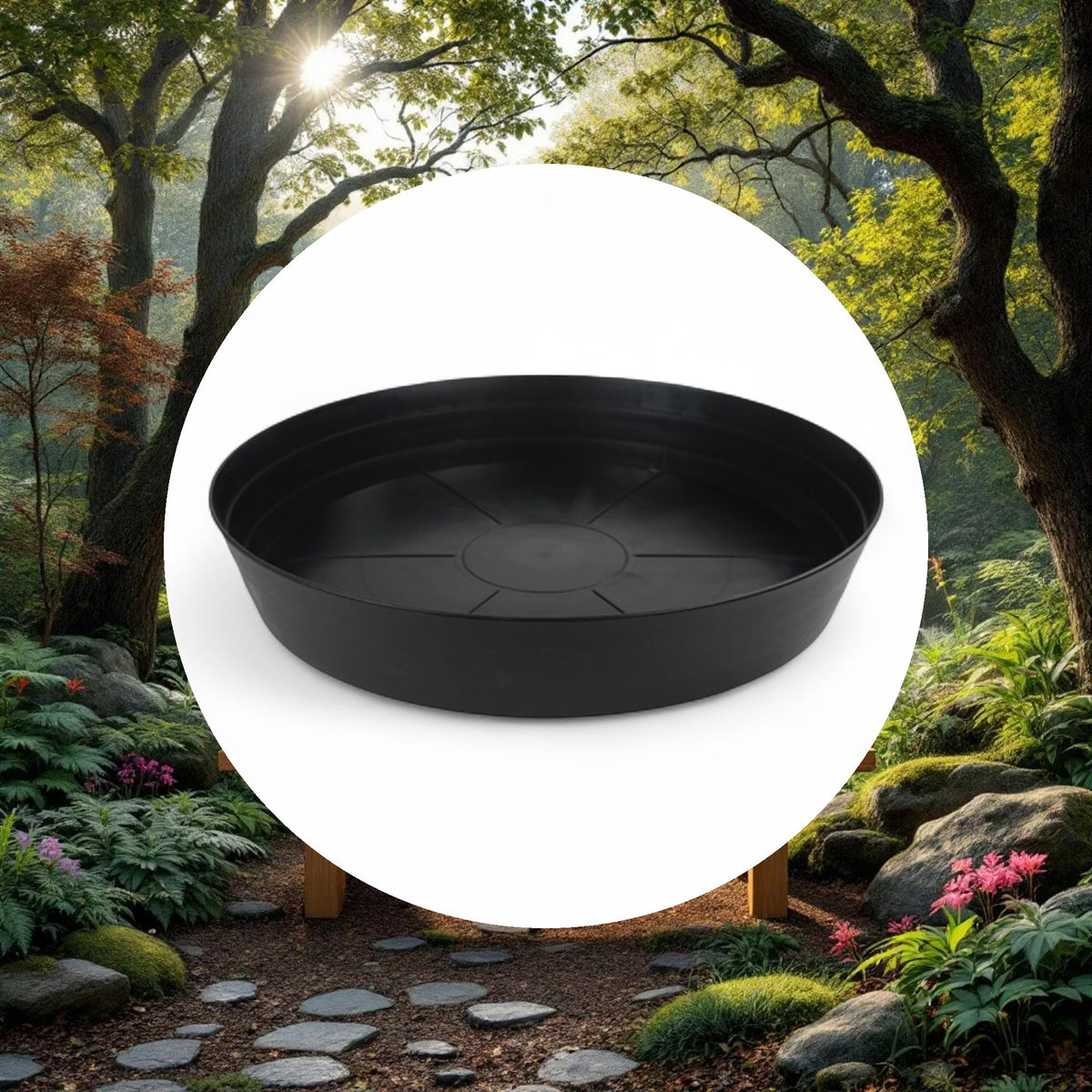 Grow1 25" Premium Black Injection Pot Saucers - Image 5