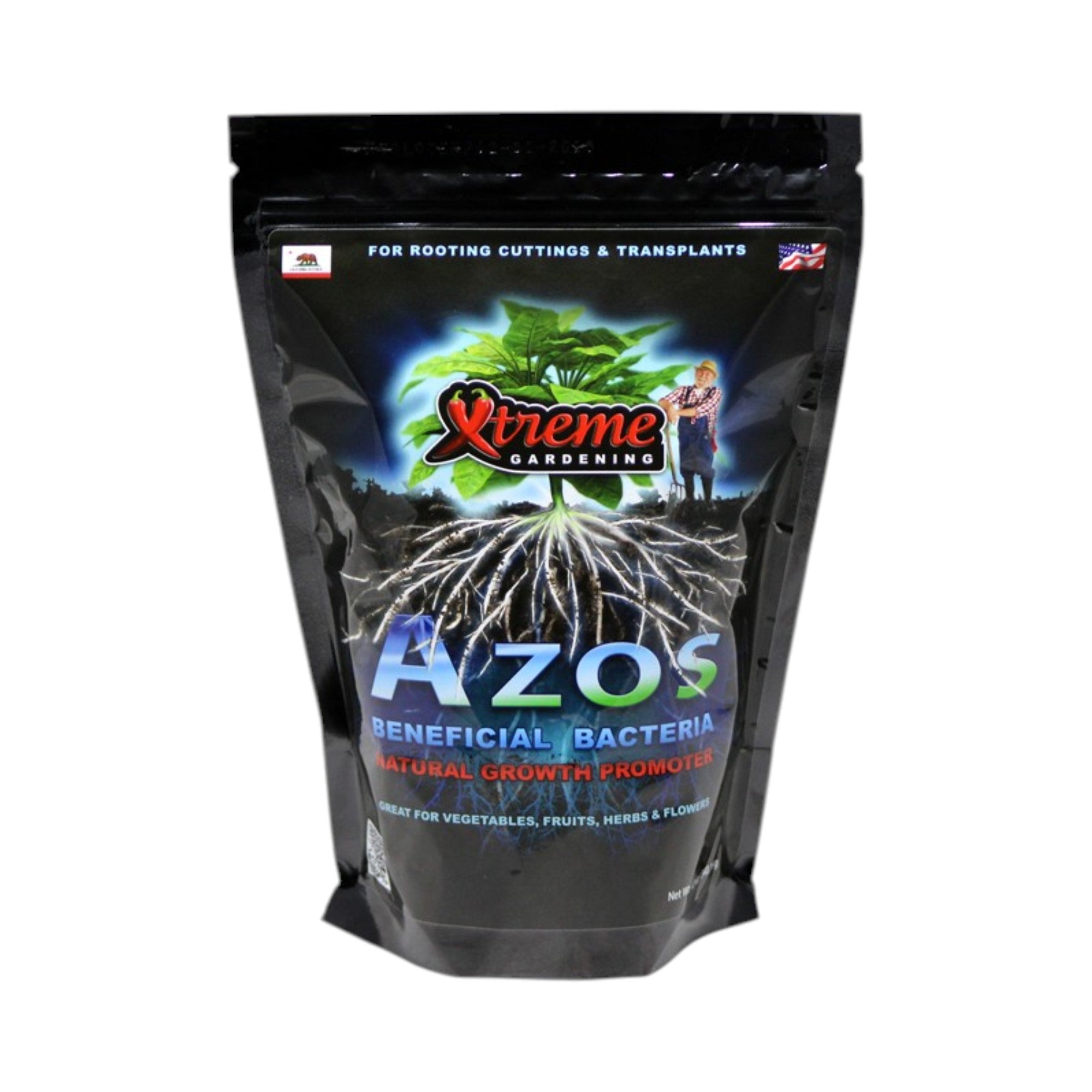 Xtreme Gardening AZOS Beneficial Bacteria Natural Growth Promoter 12oz