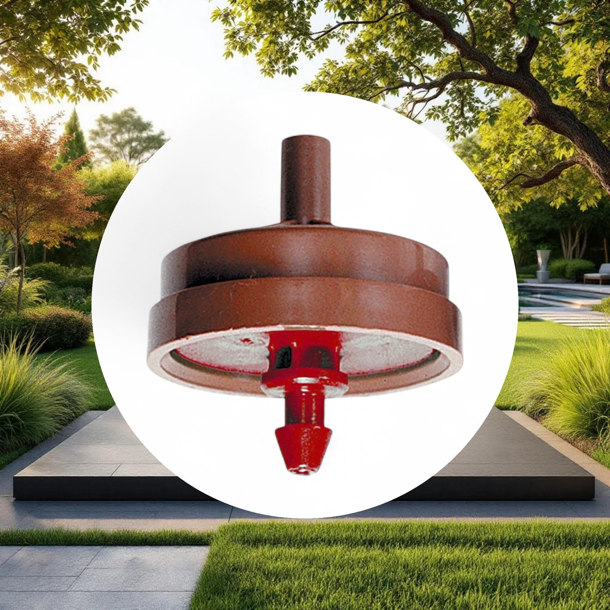 Netafim Woodpecker Pressure Compensating Dripper 0.53GPH Brown/Red (250pcs/Bag) - Image 5
