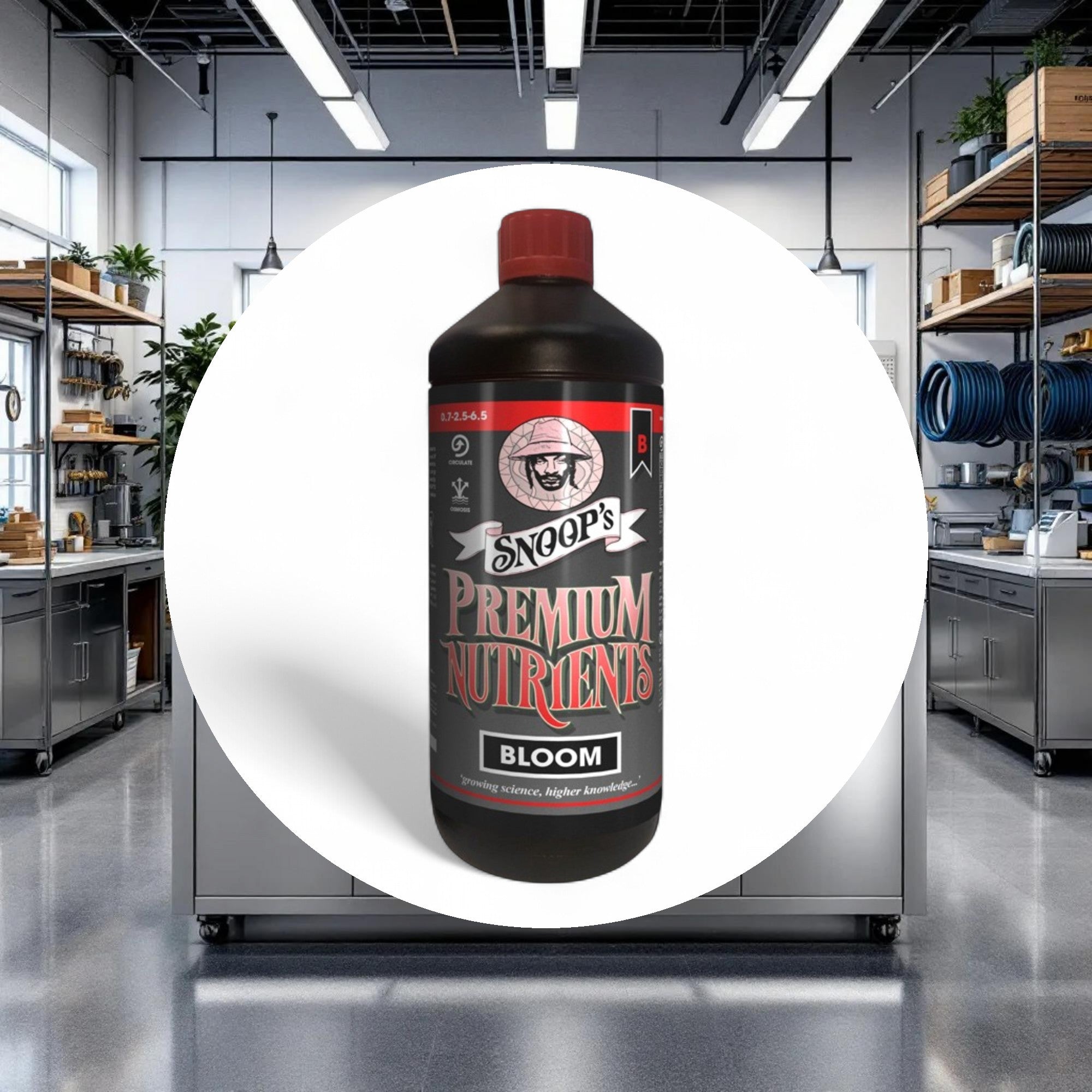 Snoop's Premium Nutrients Bloom B Circulating 1ltr 0.7-2.5-6.5 (Hydro Recirculating) - Image 3