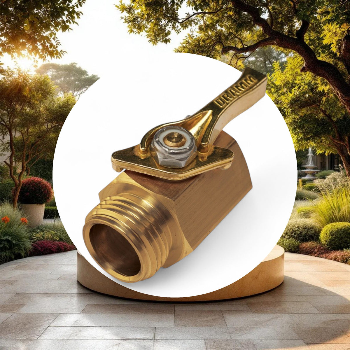 DRAMM Heavy-Duty Brass Shut-Off Vlave - Image 2
