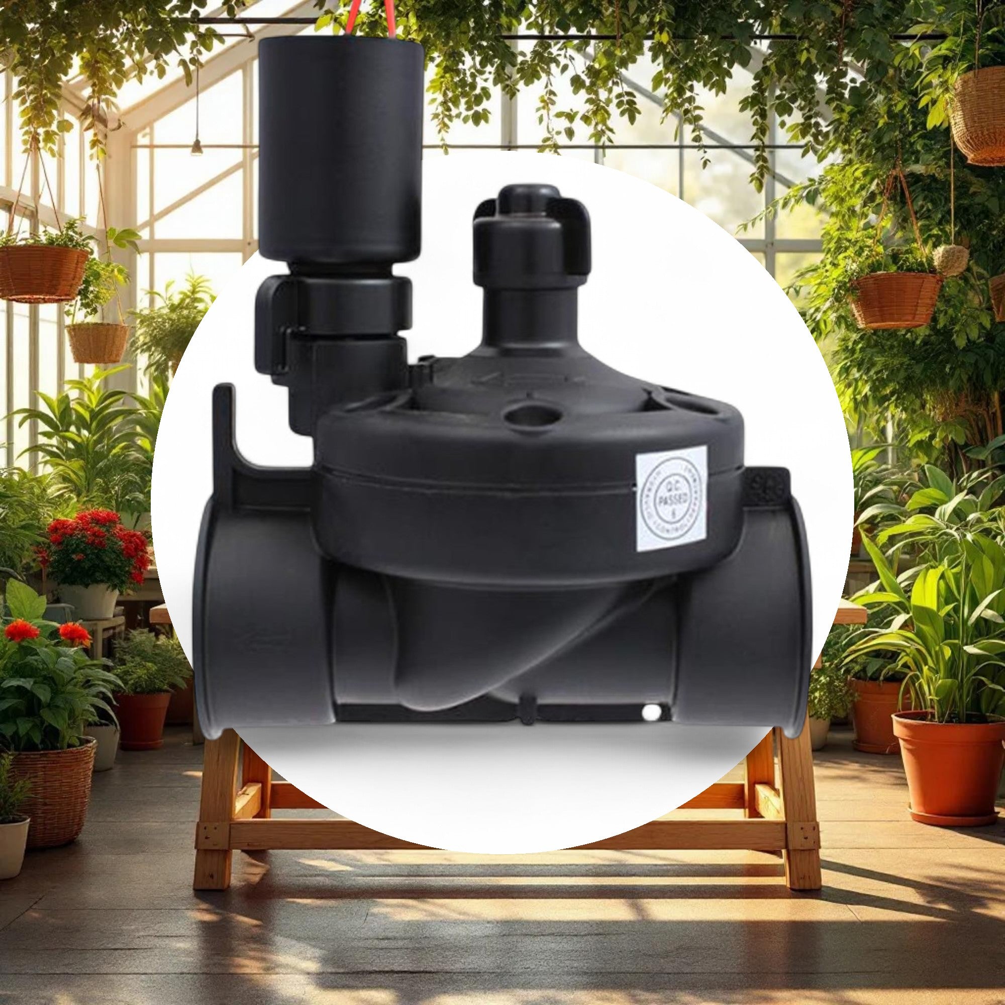 Netafim 1in Series 80 2-Way Electric Globe Valve .1-44GPM 24VAC - Image 3