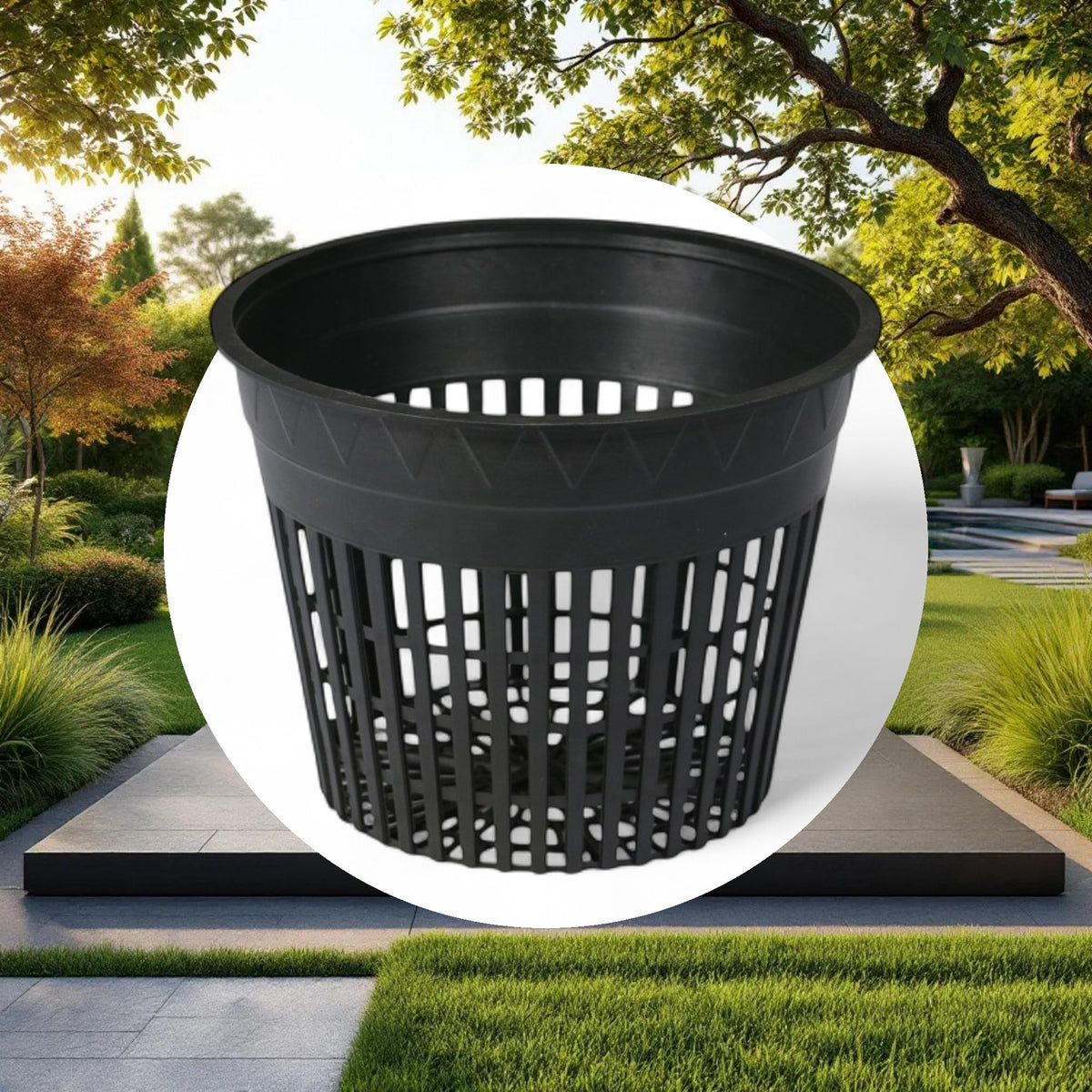 3'' Net Mesh Cup Pot (48/pk) - Image 4