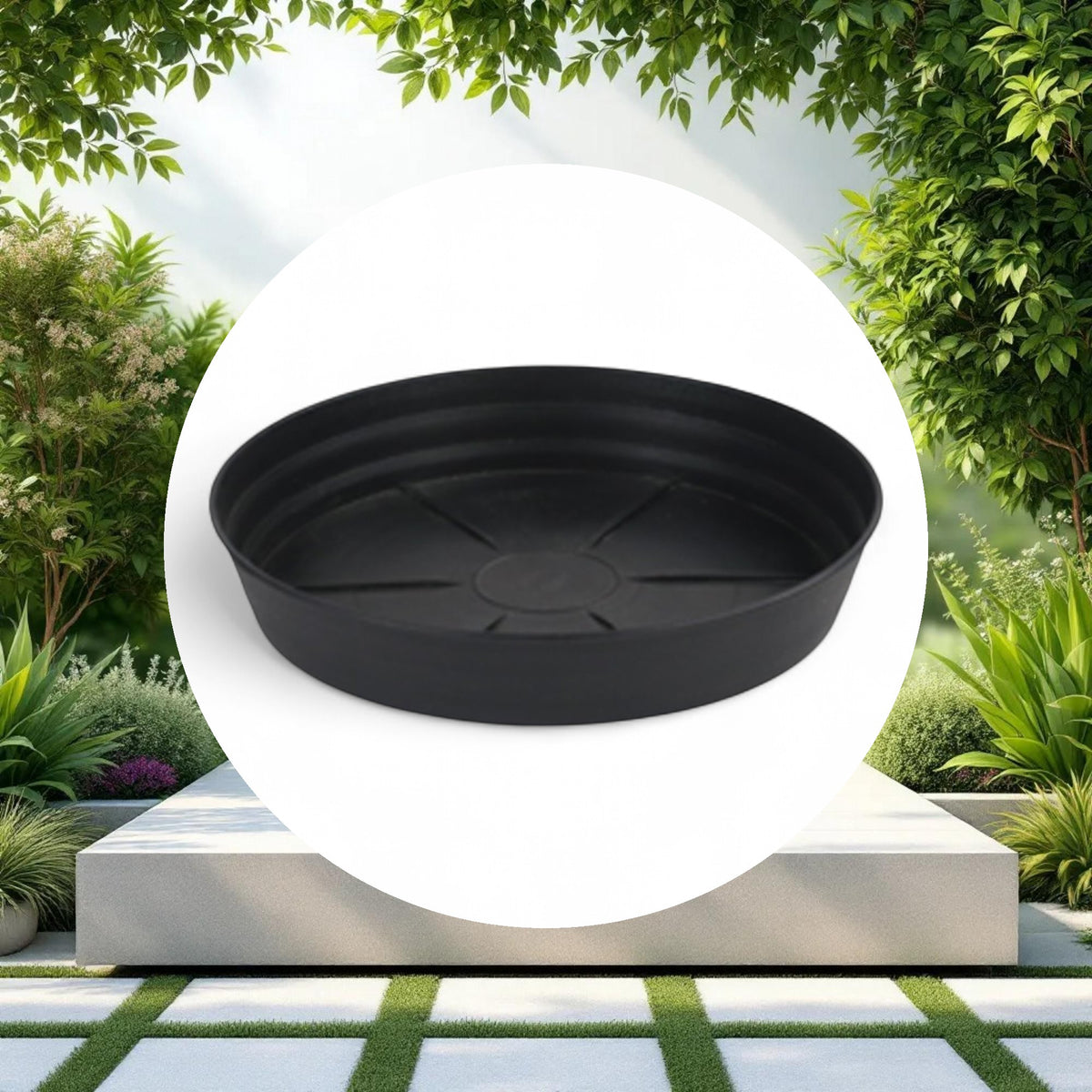 Grow1 10" Premium Black Injection Pot Saucers - Image 2