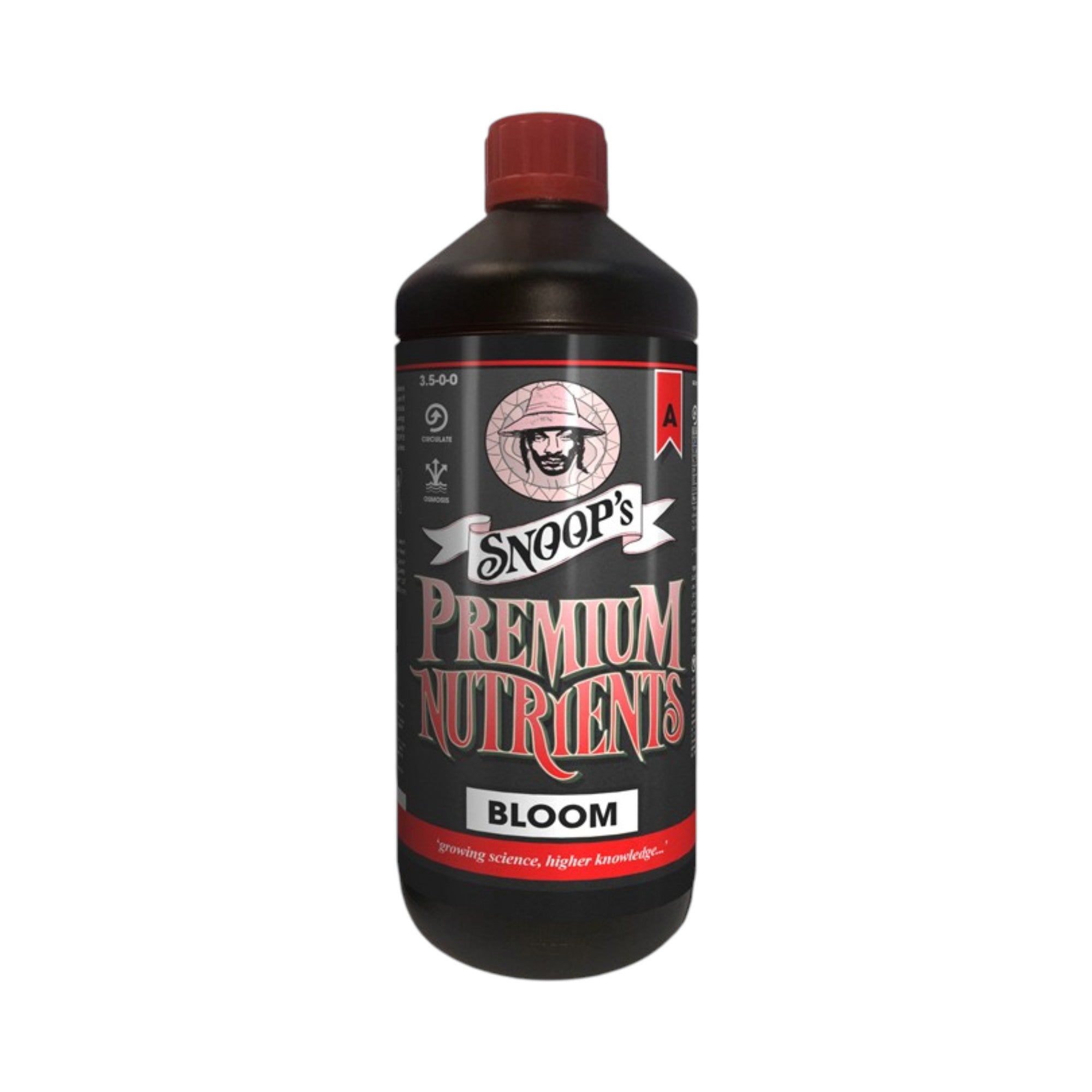 Snoop's Premium Nutrients Bloom A Non-Circulating 5ltr 3.1-0-0 (Soil, Hydro Run To Waste)