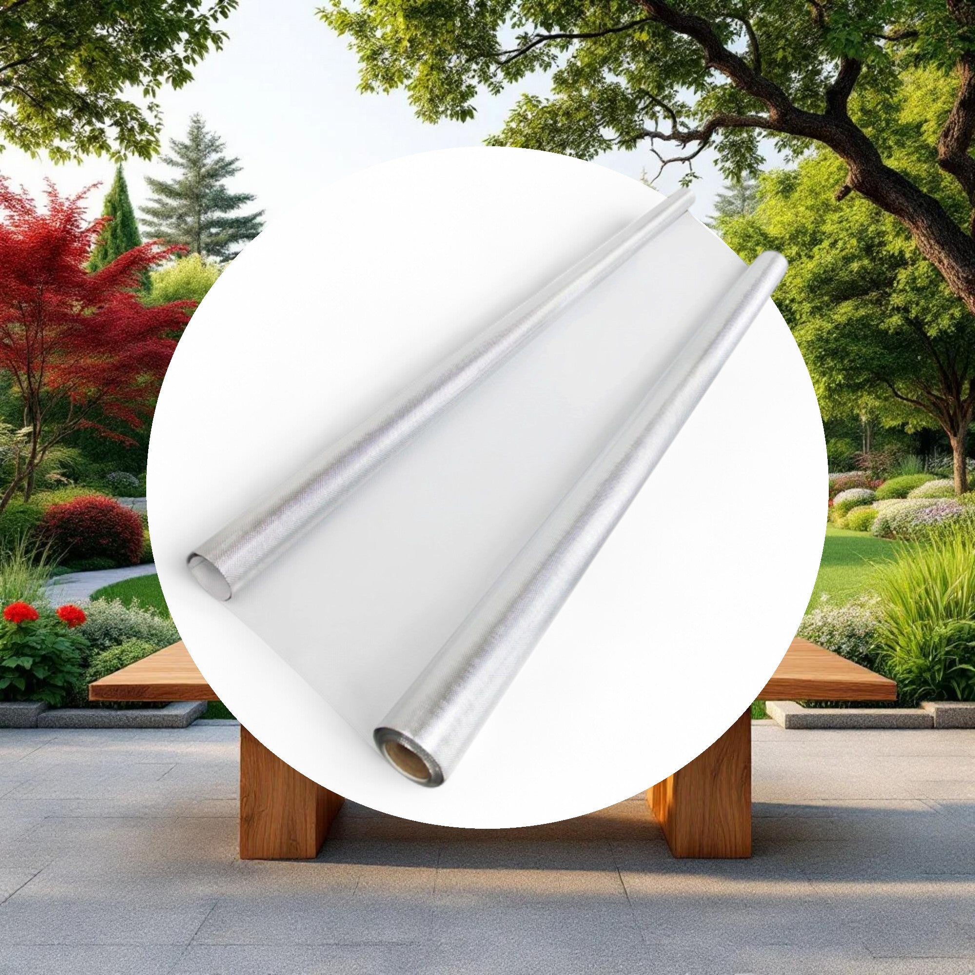 Diamond Foil on White 110 Micron 4ft x 50ft - Image 4
