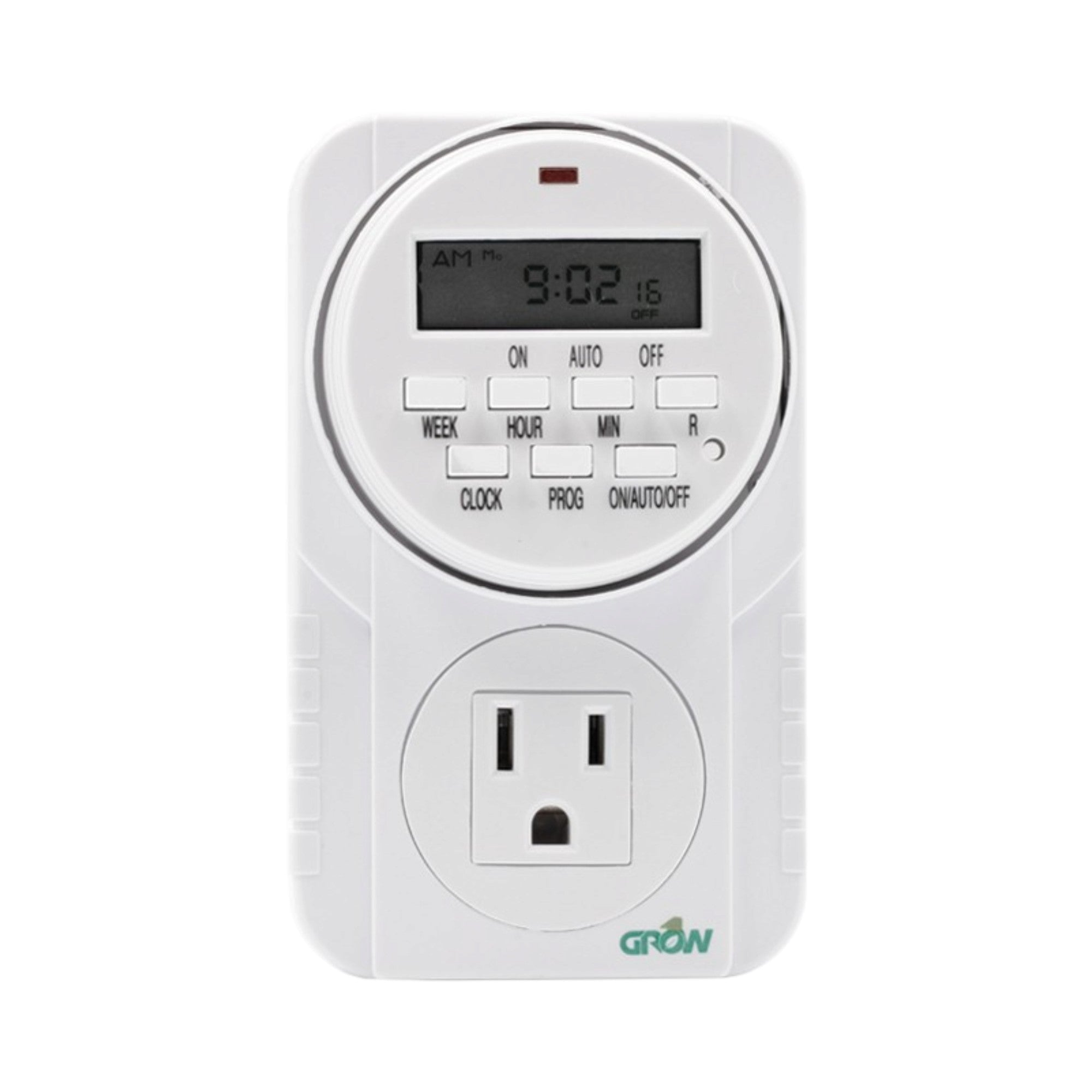 Grow1 120V Single Outlet Digital Timer