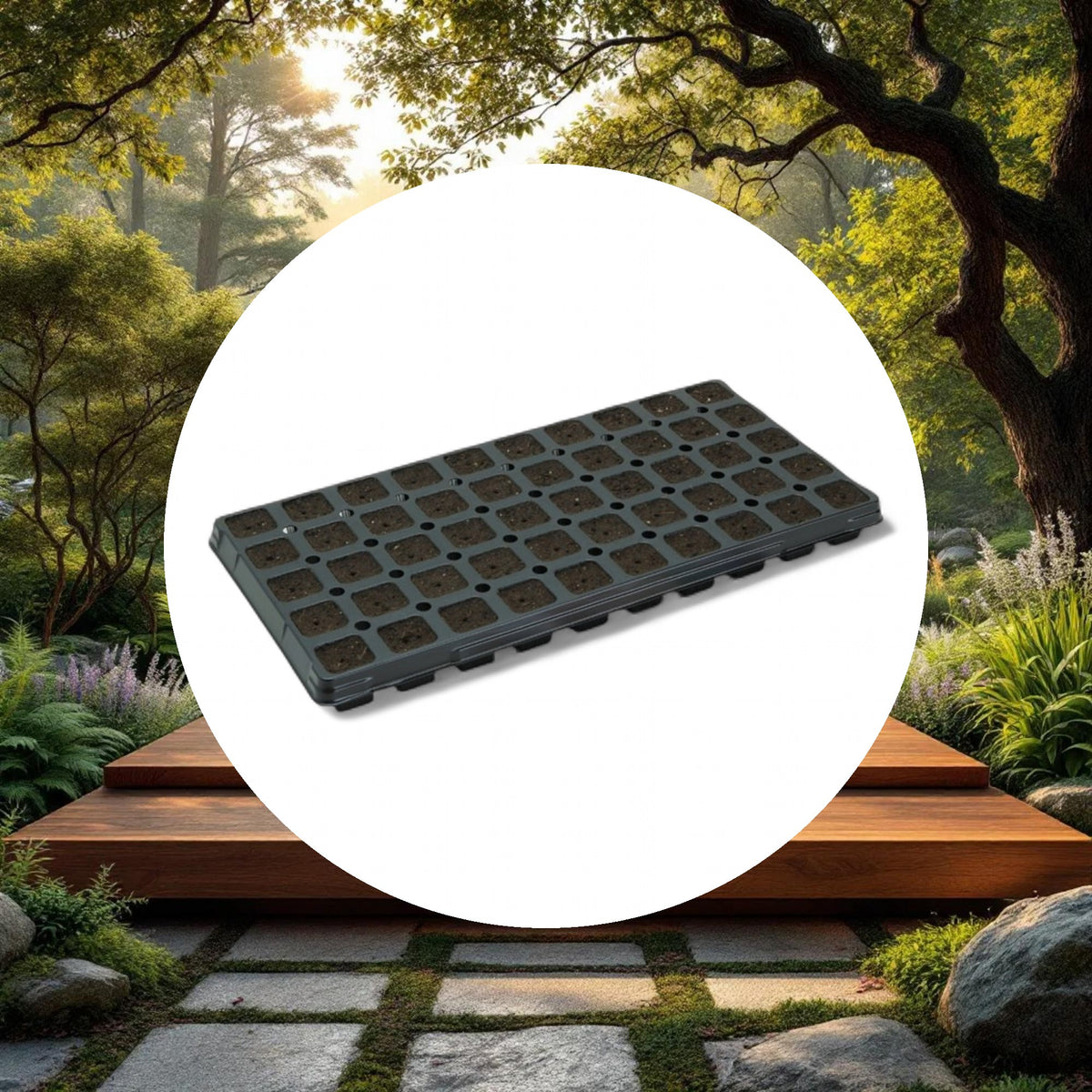 Speedy Root 50 Cell Plant Starter Tray w/ Media - Image 5