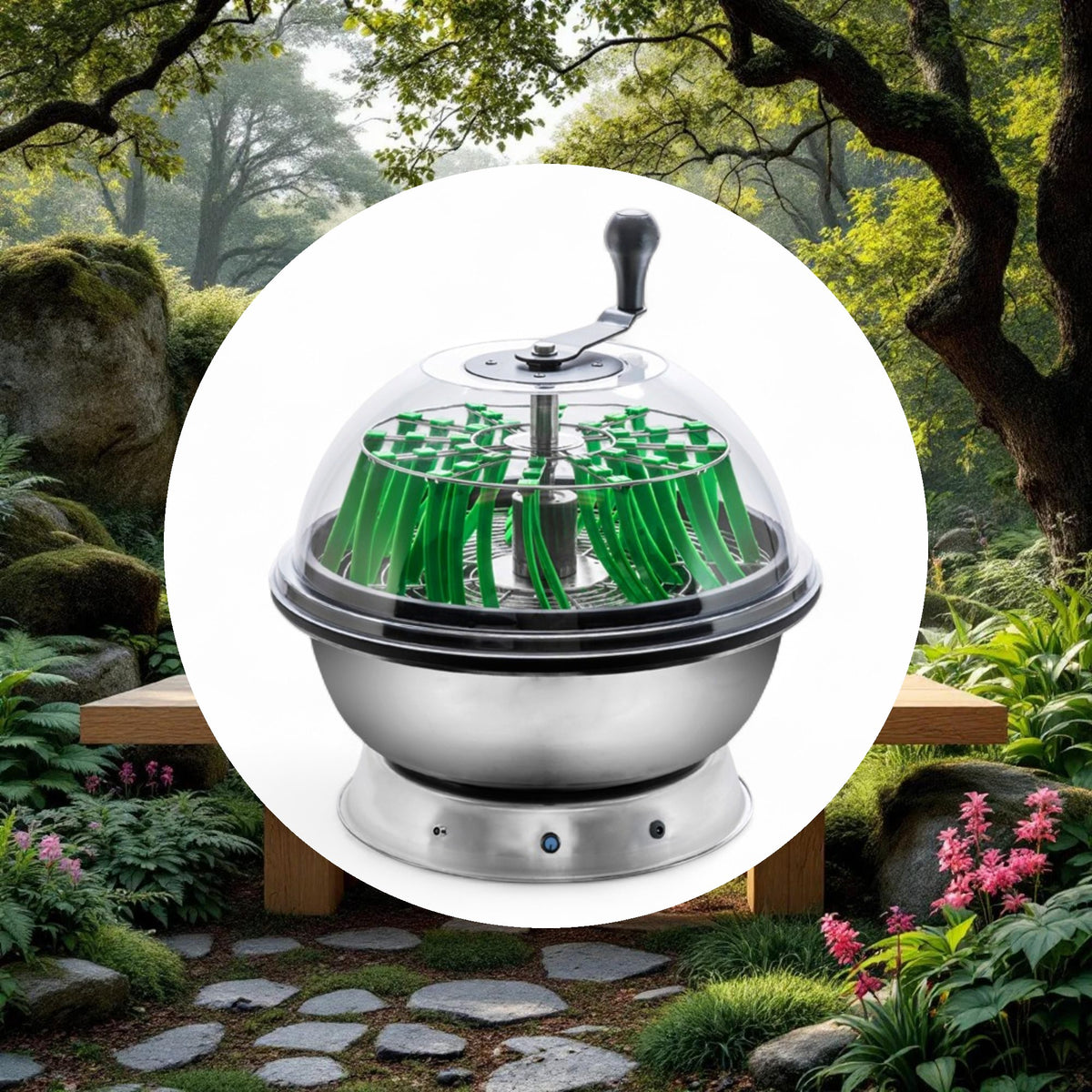 18" Clear Top Motorized Bowl Trimmer - Image 5