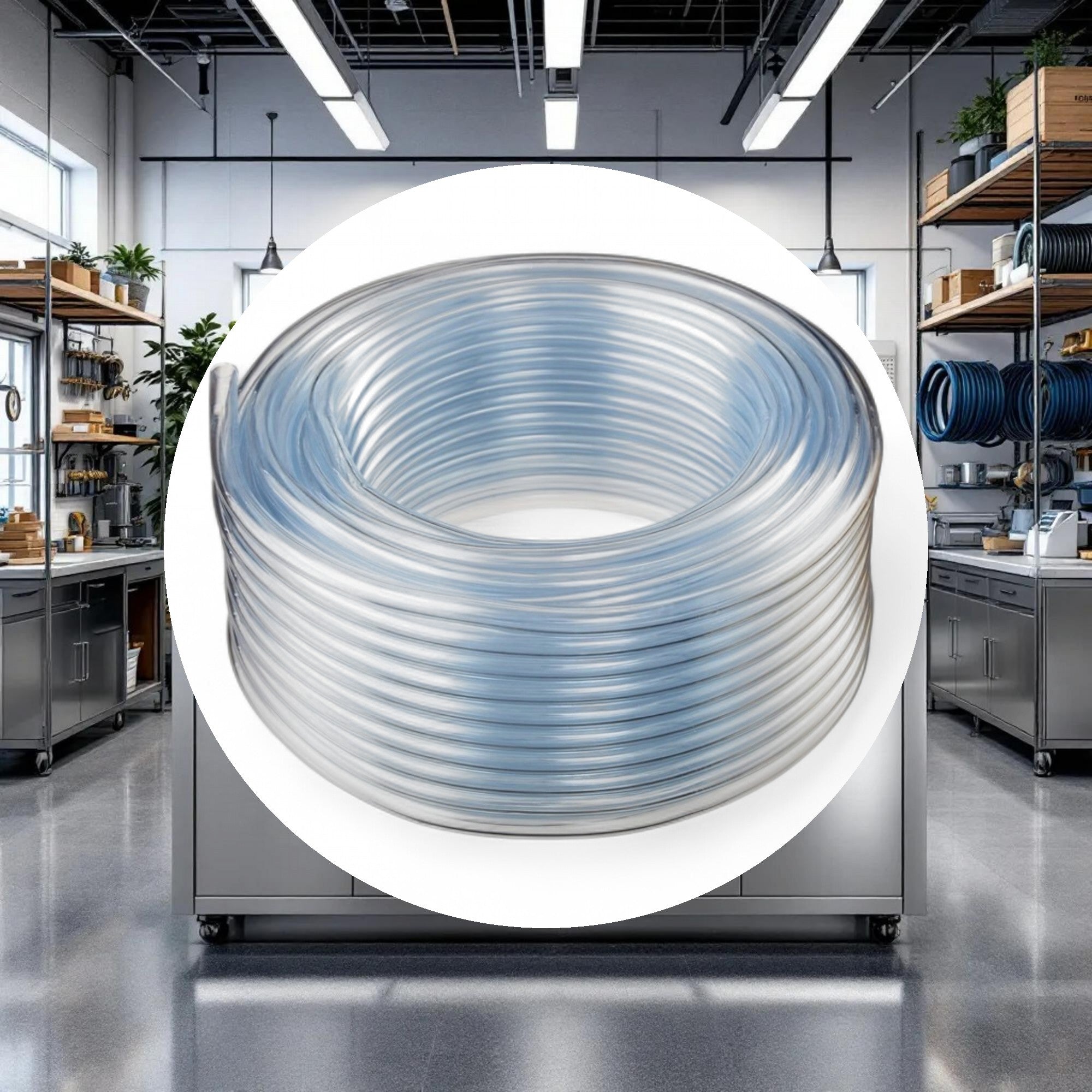 GROW1 Food Grade Clear Poly Tubing 3/16in x 1000ft - Image 2
