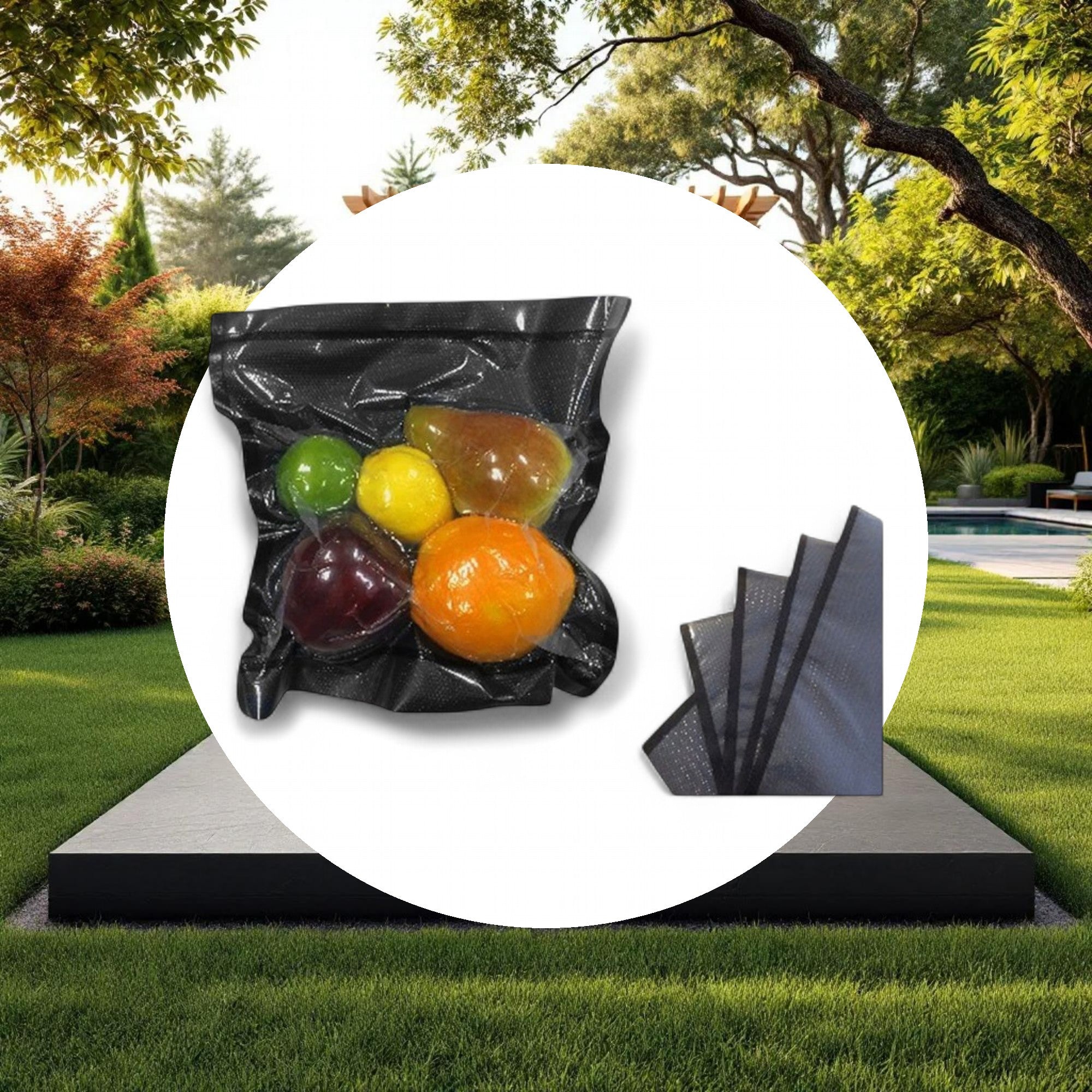 NatureVAC 15"x20" Precut Vacuum Seal Bags Black/Clear (50-pack) - Image 4