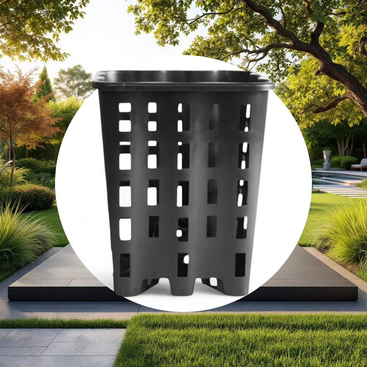 Square Root Pruning Pot 8in Square (6.5L / 1.7 Gallon) - Image 4