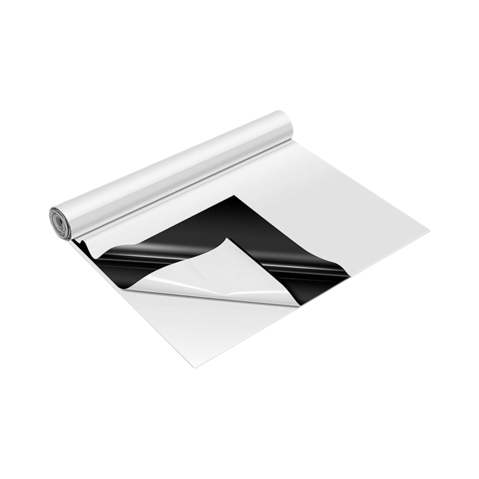 Panda Film Black and White Poly Film Roll 5.5mil 10ft x 50ft