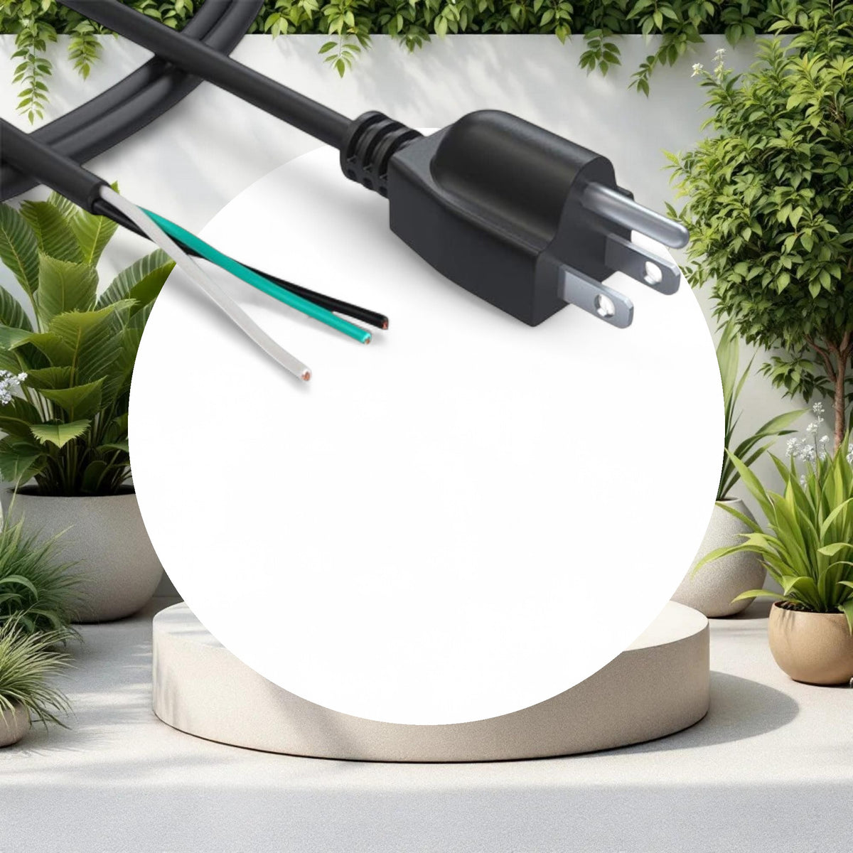 8' Grow1 DIY 16 Gauge 120V Electric Cord - Image 2