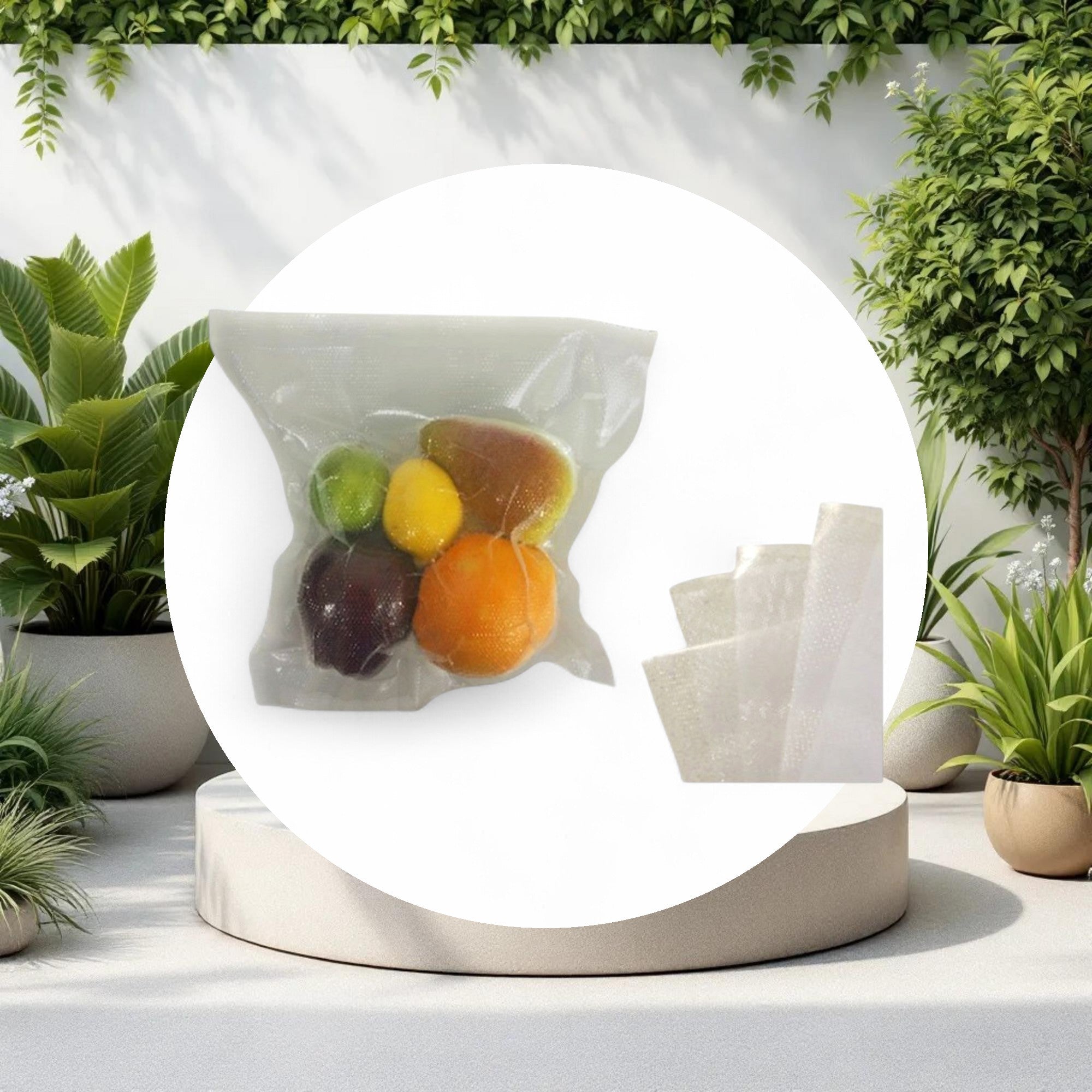 NatureVAC 11"x24" Precut Vacuum Seal Bags All Clear (50-pack) - Image 2
