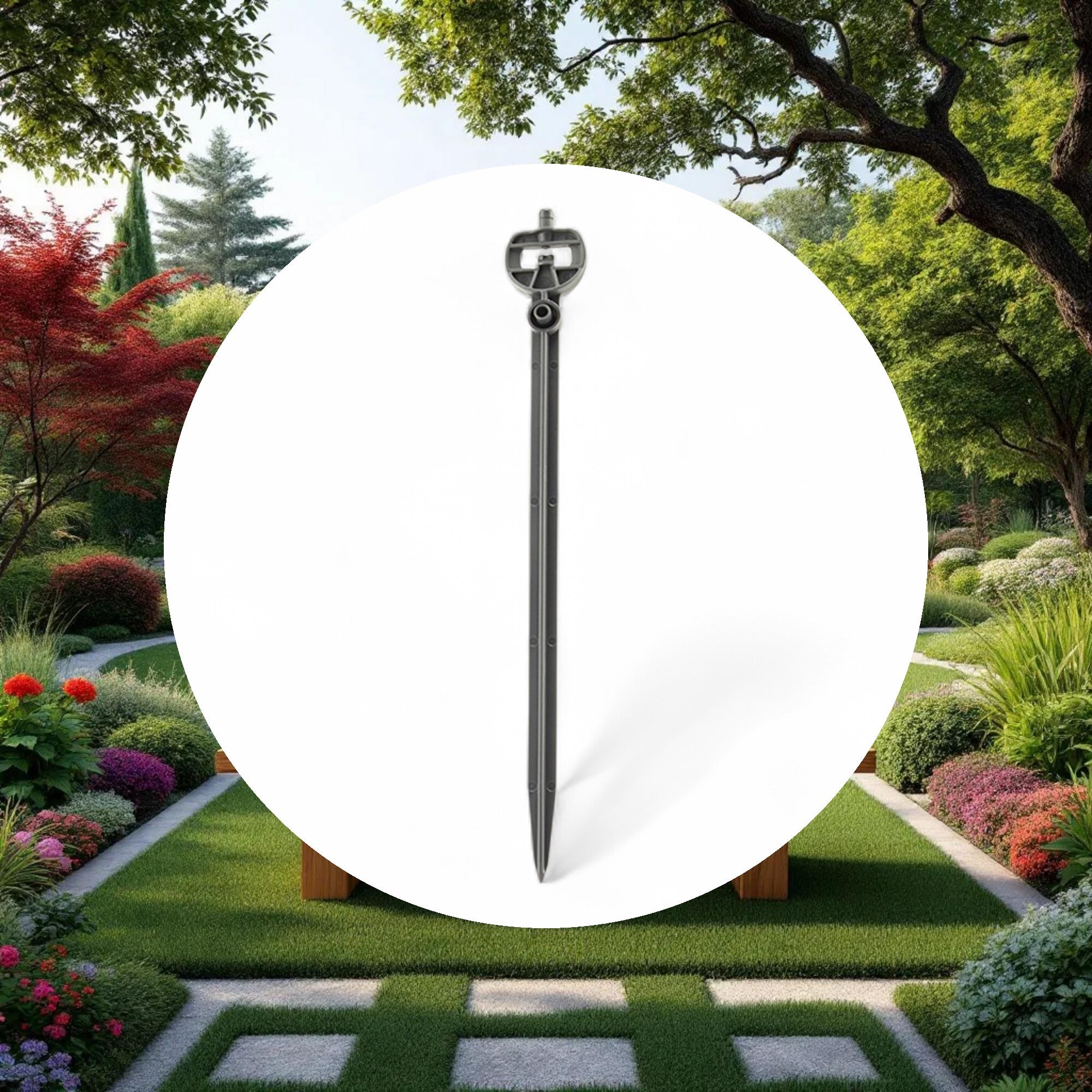 Netafim Pressure Compensating Standard Spray Stake Single Pattern 6.6GPH Grey (50pcs/Bag) - Image 5