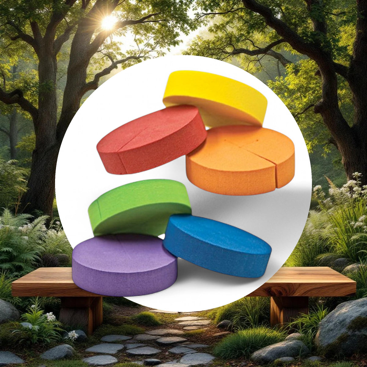GROW1 Neoprene Inserts Multicolor 2in (192pcs/Pack) - Image 5